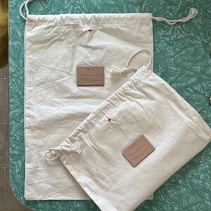 Pair of Apolis canvas gift bags - totes